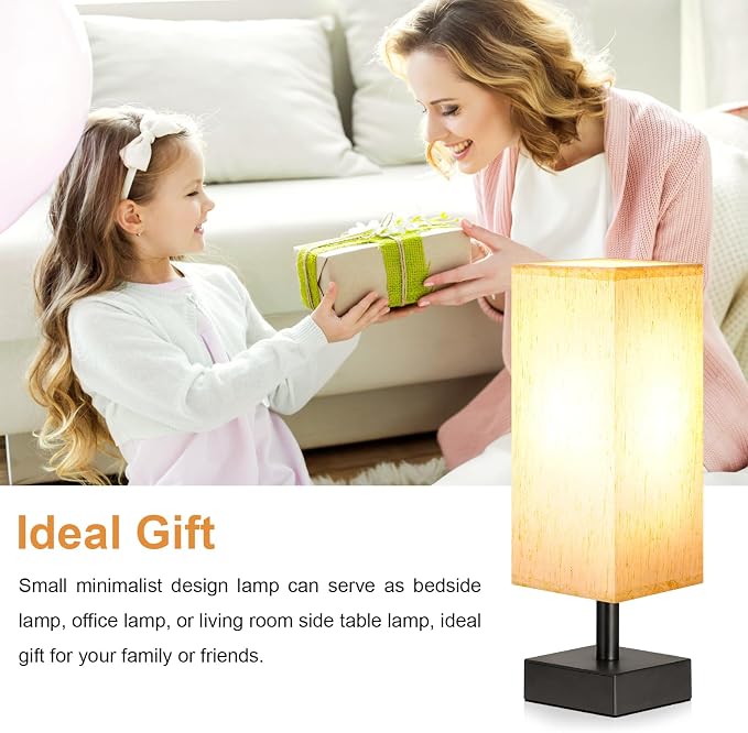 aooshine Small Bedside Table Lamp - Image 5