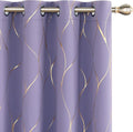 Deconovo Curtains for Living Room, Pattern Blackout Curtains 45 Inches Long | by Unknown