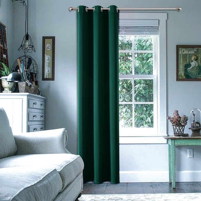 ChrisDowa Blackout Curtains Door Curtain 84 Inch Curtains Closet Drapes | 42W x by ChrisDowa