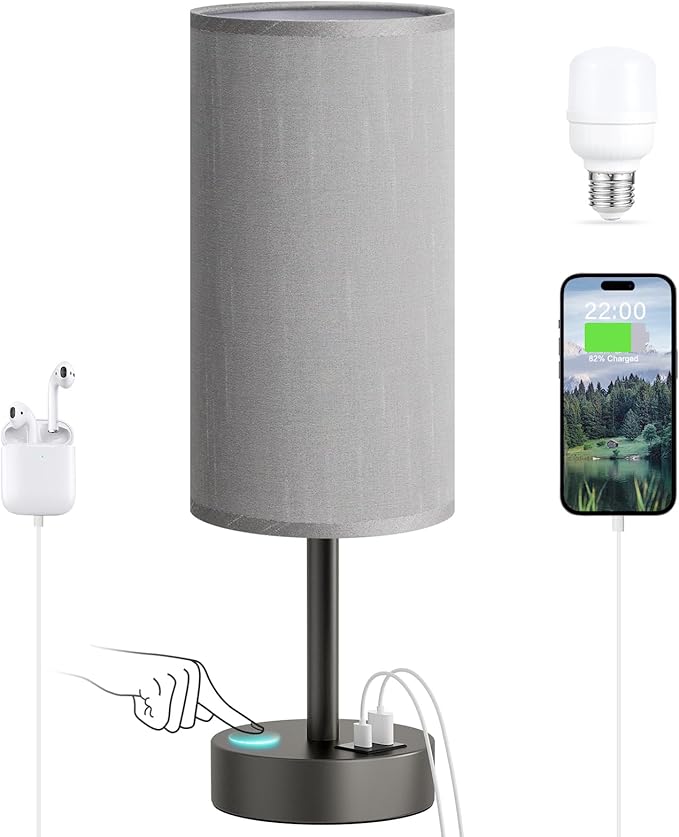 Dicoool Bedside Table Lamp for Bedroom by DicooolDirect