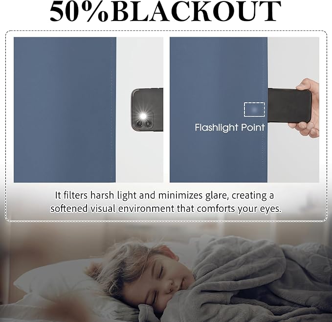 RYB HOME Blackout Thermal Insulated Curtain - Image 4