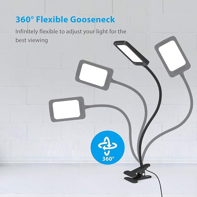 TROND LED Desk Lamp with Clamp, 1000LM Bright 3-Level Dimmable Desk Light | - Image 9