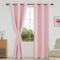 DWCN Pink Blackout Curtains 84 inch Length by DWCN