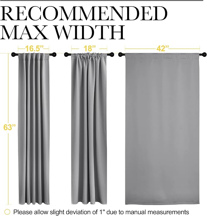 NICETOWN Blackout Curtain Panels - Image 7