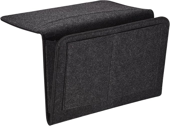 PATIKIL 13in Bedside Caddy, Bed Caddy Bedside Organizer Hanging 5 Pocket Soft by PATIKIL