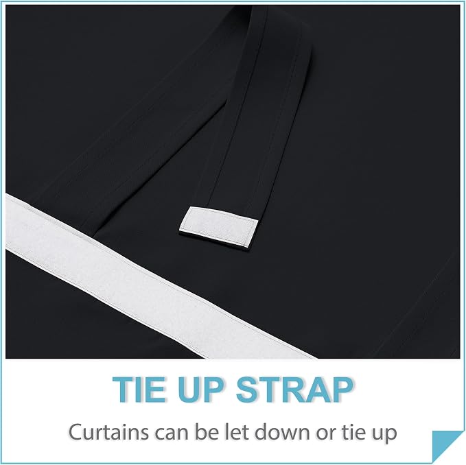 RYB HOME Blackout Curtain Privacy Window Drape - Image 4
