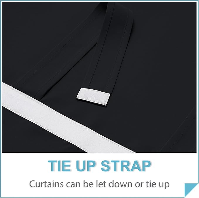 RYB HOME Blackout Curtain Privacy Window Drape - Image 4