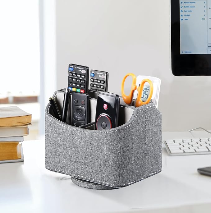 360° Swivel Remote Control Holder, TV Remote Caddy - Image 5