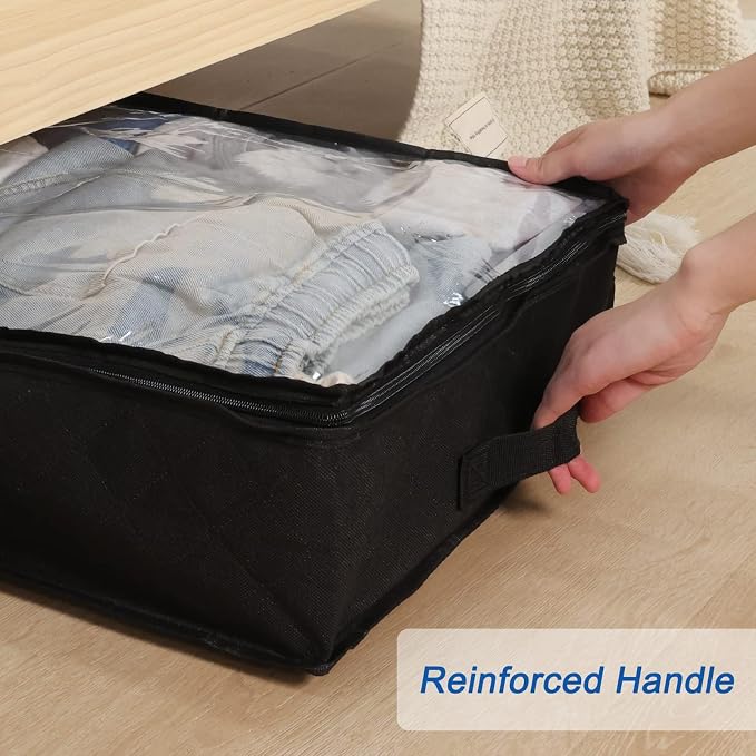 Fixwal Under Bed Storage Bags 4 Pack Underbed Containers - Image 5