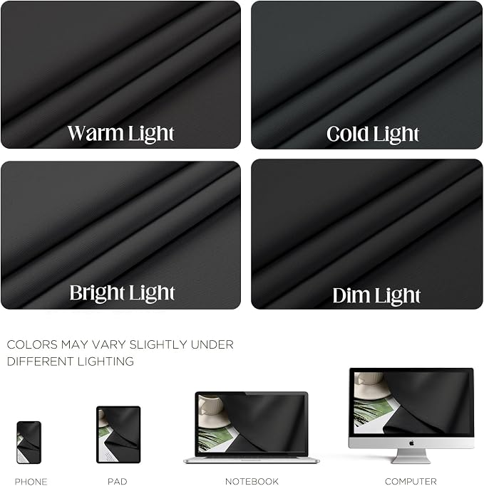 CUCRAF Blackout Curtains for Bedroom, Thermal Insulated Room Darkening Grommet - Image 8