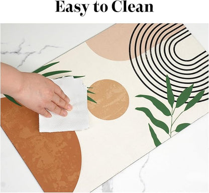 Dog Food Mats for Floors, Absorbent Dog Bowl Mat for Food and Water Dispenser Mat, Quick Dry Cat Food Mat Pet Supplies