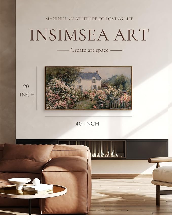 InSimSea Extra Large Framed Vintage Wall Art, Living Room Country Farmhouse - Image 3