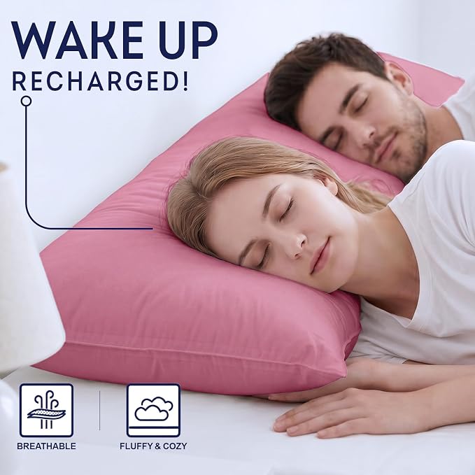 DOWNCOOL Large Body Pillow Insert- Breathable Full Body Pillow - Image 7