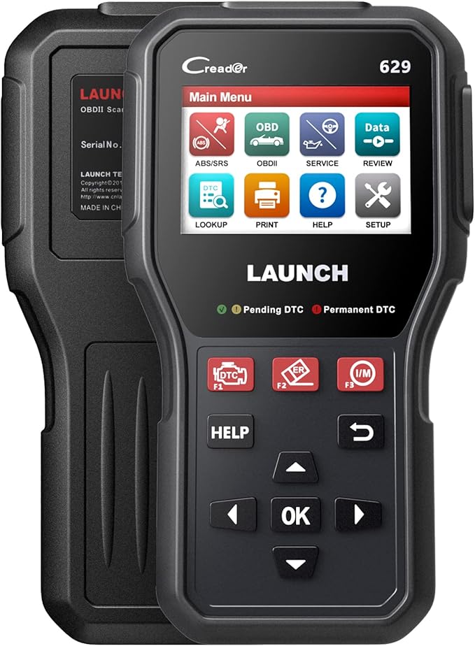 Launch CR629 OBD2 Scanner 2026 Scan Tool with Reset Oil/BMS Service+Live Data, Professional Mechanic Full OBDII Diagnostic Code Reader for Read/Clear DTCs Lifetime Free Update