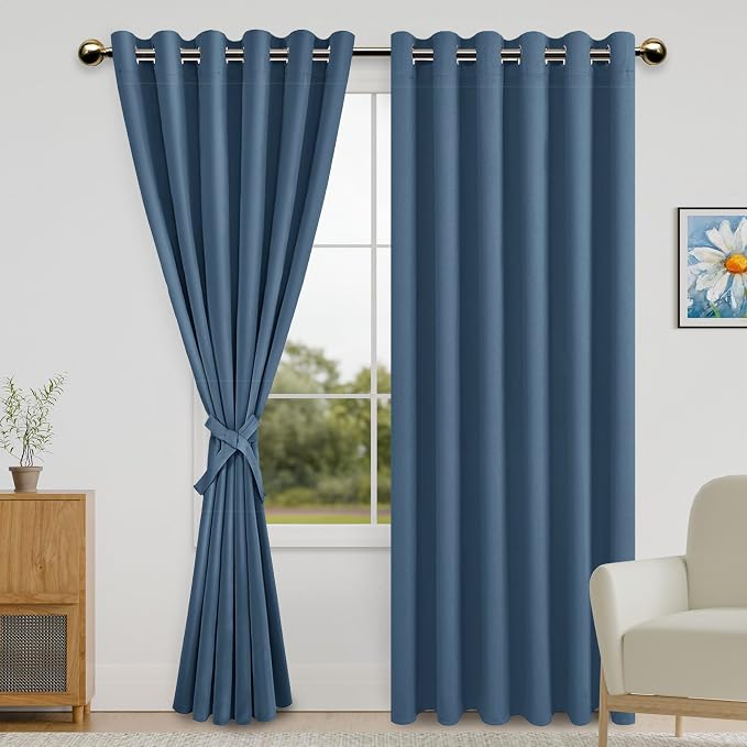 DWCN Blackout Curtains for Bedroom by DWCN
