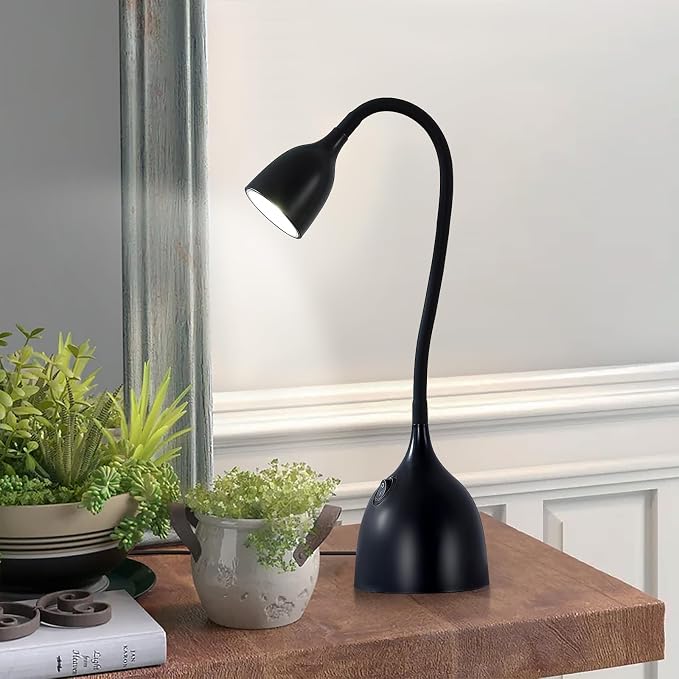 EJIAXIN Desk Lamp for Home Office, LED Reading Light, Small Adjustable Flexible - Image 5