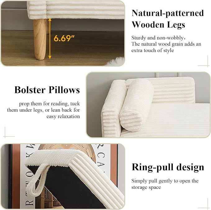 Storage Bench, End of Bed Bench - Image 4