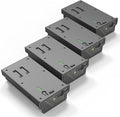 Lesaps 4Pack Rechargeable Reveal Lipo Lithium Battery Pack for Trail Camera Reveal X Gen 3.0, 2.0, X Pro 3.0, Pro, X Ultra 3.0, SK, XB, X - Upgraded LED Meter & Solar Charging (4, Battery 4pack)