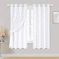 Yinhua Double Layer White Curtains by yinhua