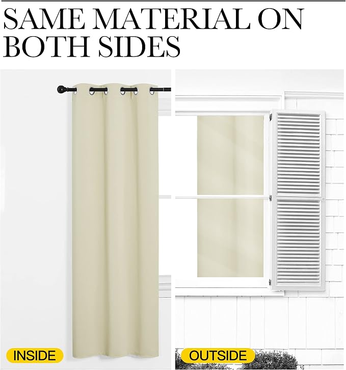 NICETOWN Door Curtain for Doorway Privacy, Room Divider Curtain Cover - Image 6