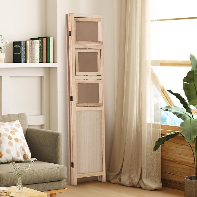 Giantex 3 Panel Room Divider - Image 9