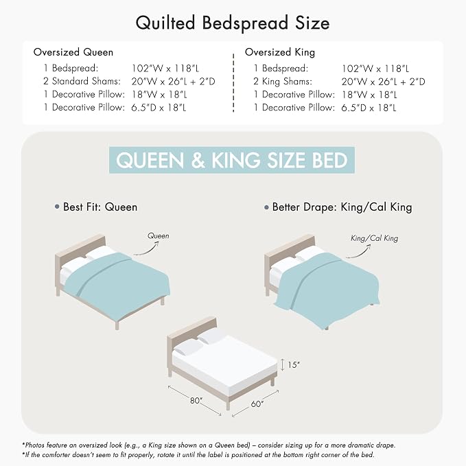 Madison Park Reversible Jacquard Quilted King Bedspread Set Black, All-Season - Image 8
