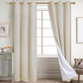 Diraysid 100% Blackout Curtains Light Beige Linen Curtains by Diraysid%2C+refresh+your+life