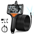 Epicmate Triple Lens Endoscope Camera with Light- 5" 1080P HD Handheld Borescope with 50FT Semi-Rigid Cable, Waterproof Sewer Inspection Camera with 32GB Card, Drain Plumbing Camera & Gifts for Men
