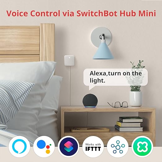 SwitchBot Smart Switch Button Pusher(3Pack) with Hub Mini & SwitchBot Hub 2 (2nd Gen)