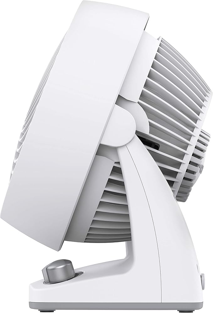 Vornado 133DC Energy Smart Compact Air Circulator Fan with Variable Speed Control, Powerful Personal Cooling, Signature Vortex Action, Adjustable Tilt, Fan for Bedroom, Kitchen, and Home, White