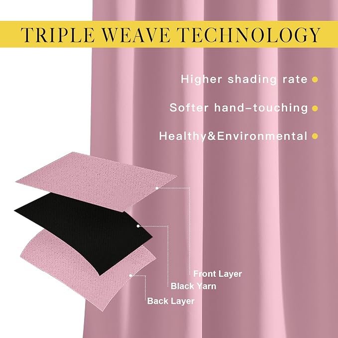 NICETOWN Blackout Kitchen Curtains - Image 3