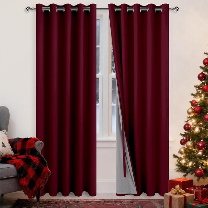 XWZO 100% Blackout Window Curtains by XWZO