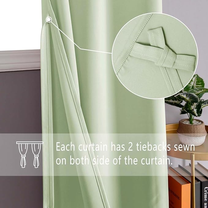 DWCN Blackout Curtains for Bedroom - Image 3