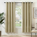 Deconovo Blackout Curtains for Bedroom and Living Room 72 Inches Long | Black by Unknown