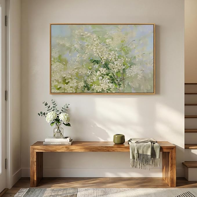 Framed Green Floral Botanical Wall Art - Image 4
