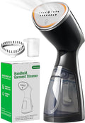 OGHom Steamer for Clothes, Portable Handheld Garment Wrinkle Remover, 1000W Fabric Steamer, Strong Penetrating Steam, for Home, Office (ONLY FOR 120V) -Black