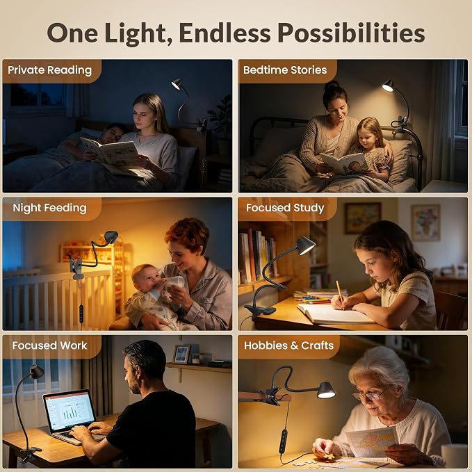 LEPOWER Clip on Light, Reading Lights - Image 9