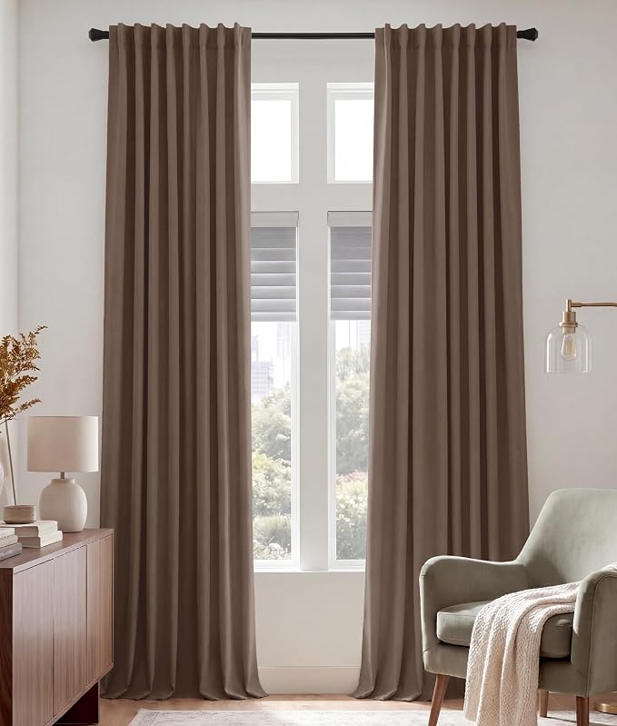 PONY DANCE 102 inch Long Curtains 2 Panels Set by PONYDANCE
