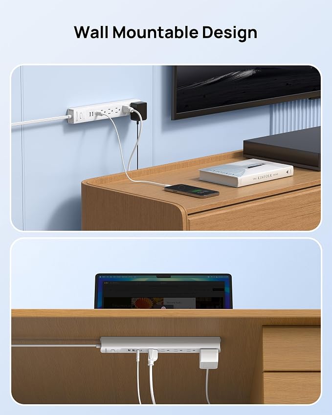 TROND 360 Rotating Plug Surge Protector Power Strip - Image 6