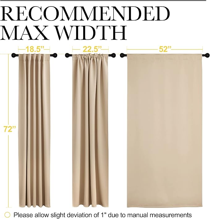 NICETOWN Window Treatment Blackout Window Blinds - Image 7