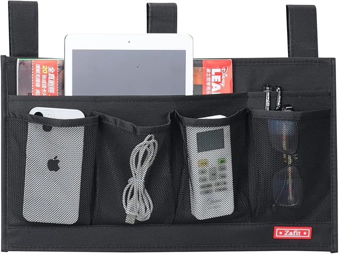 Zafit Hanging Bedside Caddy, Bedside Storage Organizer - Image 2