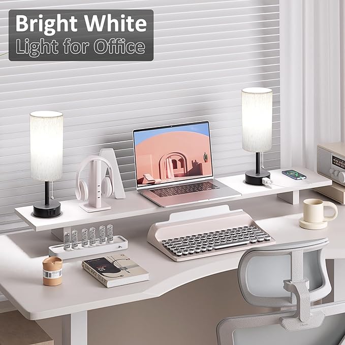 Bedside Table Lamps Set of 2 - Image 6