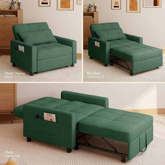 Aiho Convertible Sleeper Chair Sofa Bed - Image 3