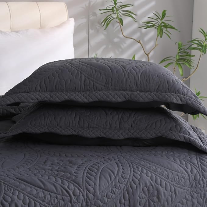 Cmfshape King Bedspread 106"x96", 3 Piece King Quilt - Image 8