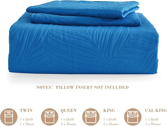 Exclusivo Mezcla 2-Piece Twin Quilt Bedding Set, Soft Microfiber Bedspreads | - Image 6