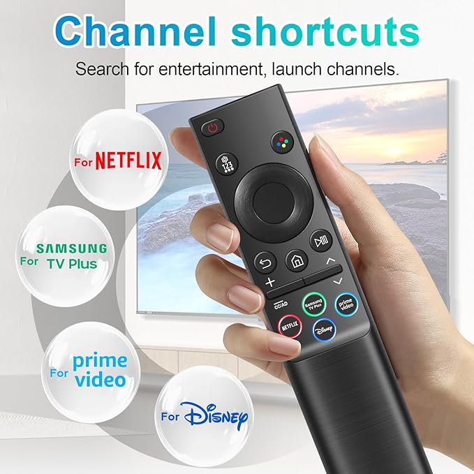 for Samsung Remote Replacement BN59-01388A Remote Control for S-amsung Crystal UHD TV Remote CU7000 DU7200 Series Smart TV,Also Replacement for Samsung TV Remote BN59-01457A BN59-01388H TM2240A