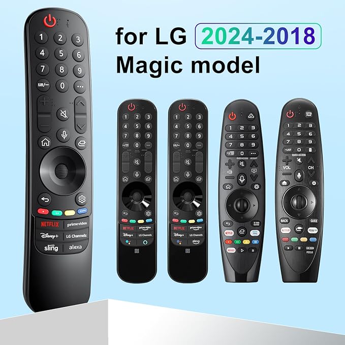 Universal for LG-TV-Magic-Remote-Control-Replacement UHD OLED QNED NanoCell MiniLED C1 C2 C3 C4 4K 8K Smart TVs,MR23GA with Pointer and Voice Function 2018-2024