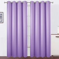 Blackout Curtains 52 x 95 inch/Lavender Curtains Set of 2 Panels/Thermal by Lemomo