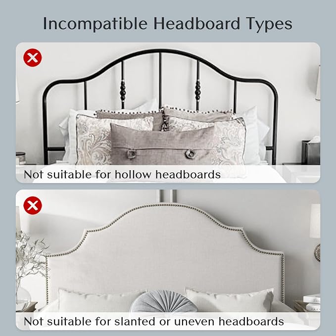 Innovative Design Rechargeable Headboard Reading Light. No Drilling Book Light - Image 6