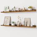 Fun Memories Picture Ledge Shelf, 40 Inch Floating Shelves Set of 2, Large by FunMemories